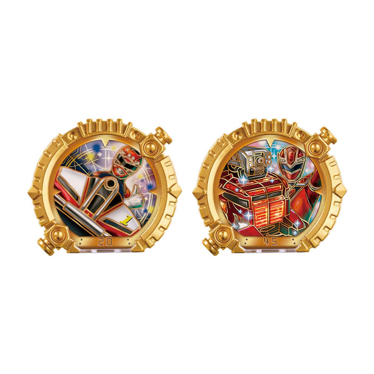 Bandai action fegure Gozyuger: DX Sentai Ring Carranger & Kirameiger Set
