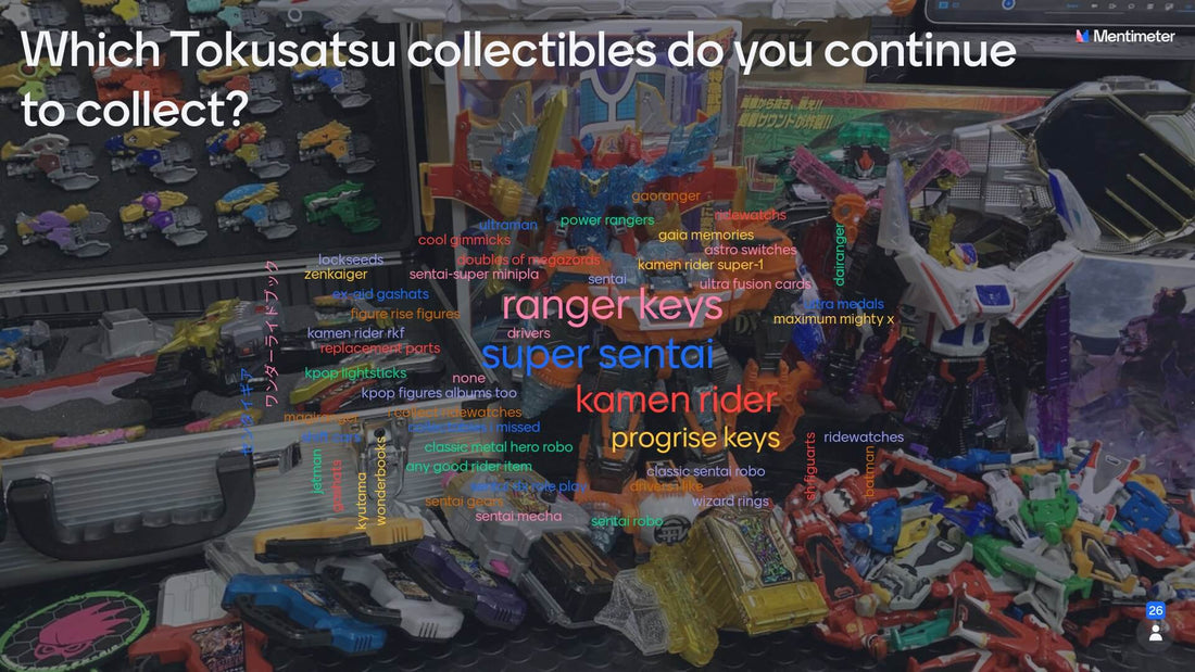 Tokusatsu Survey: Which Tokusatsu collectibles do you continue to collect?
