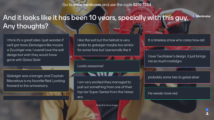 Super Sentai Survey: It looks like it has been 10 years, specially with this guy. Any thoughts?