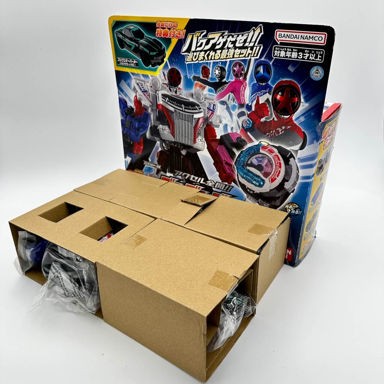 Bandai action fegure [BOXED] Boonboomger: DX BoonBoomger Bakuage Starter Set with BoonBoom Super Car (First Factory Shipping Only)