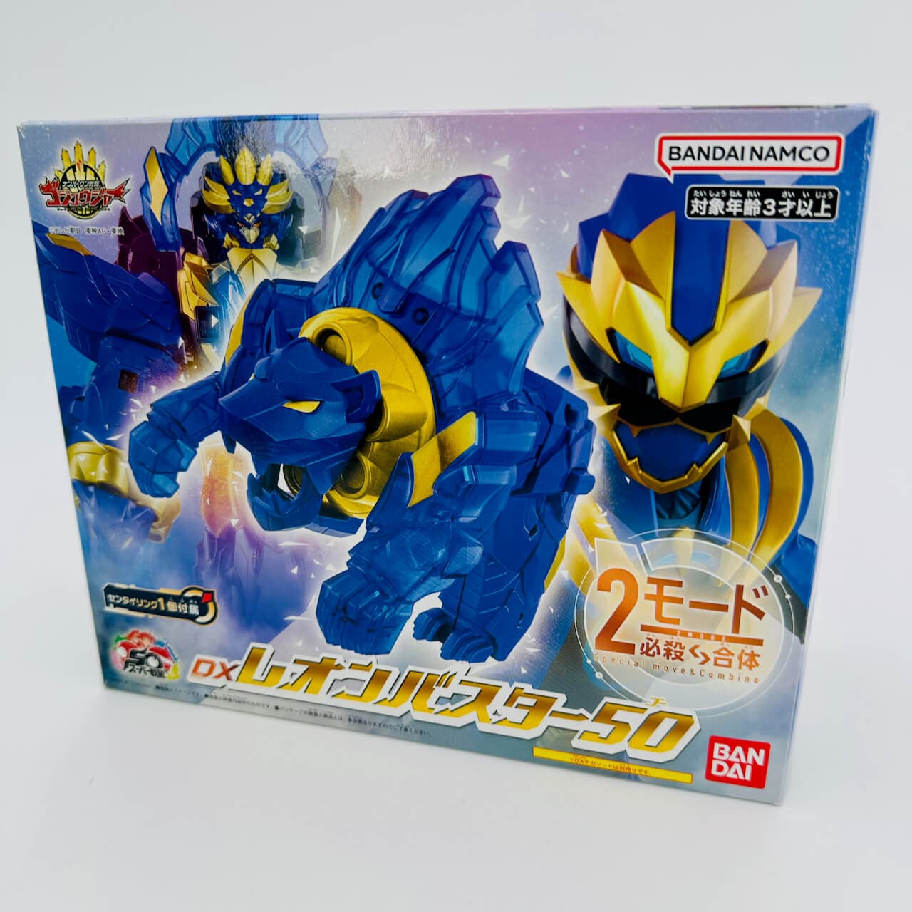 Bandai action fegure [BOXED] Gozyuger: DX Leon Buster 50