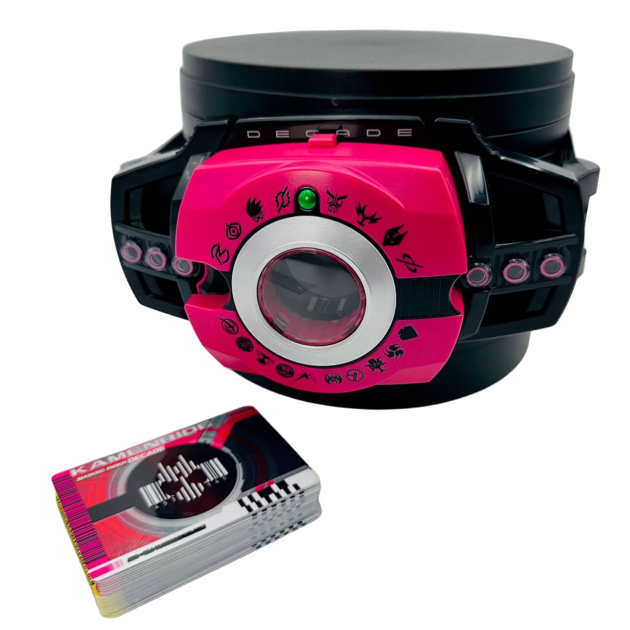 Bandai toy belt [BOXED] Kamen Rider Decade: DX Neo Decade Driver & 50 Decade Cards Set