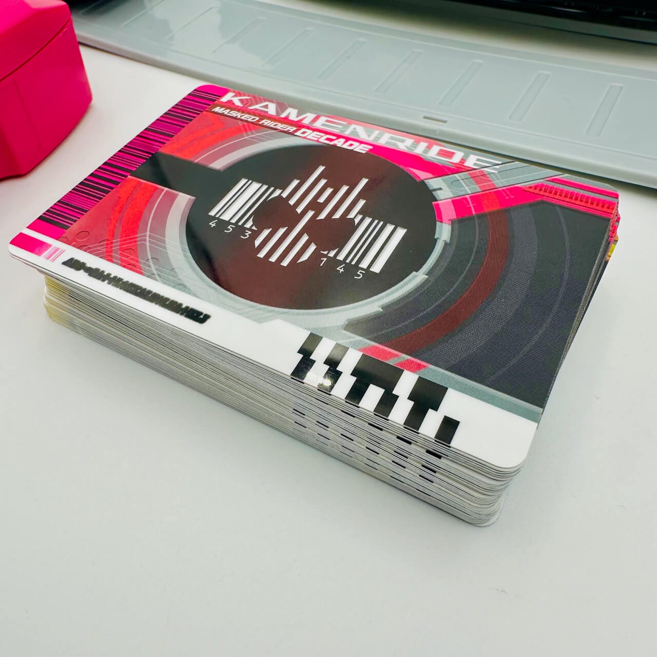 Bandai toy belt [BOXED] Kamen Rider Decade: DX Neo Decade Driver & 50 Decade Cards Set
