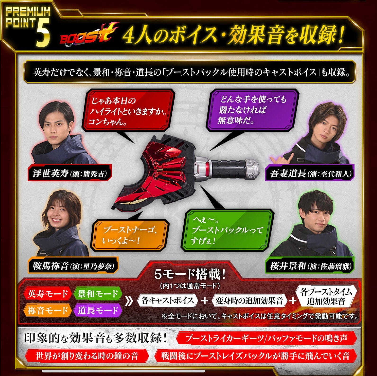 [BOXED] Kamen Rider Geats: Premium DX Memorial Magnum & Boost Raise Buckle Set | CSTOYS INTERNATIONAL