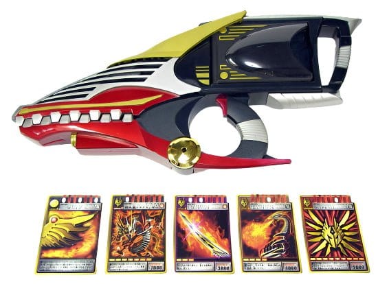 BANDAI Toy Sword [BOXED] Kamen Rider Ryuki: DX Dragvisor Zwei with Original Five Advent Cards
