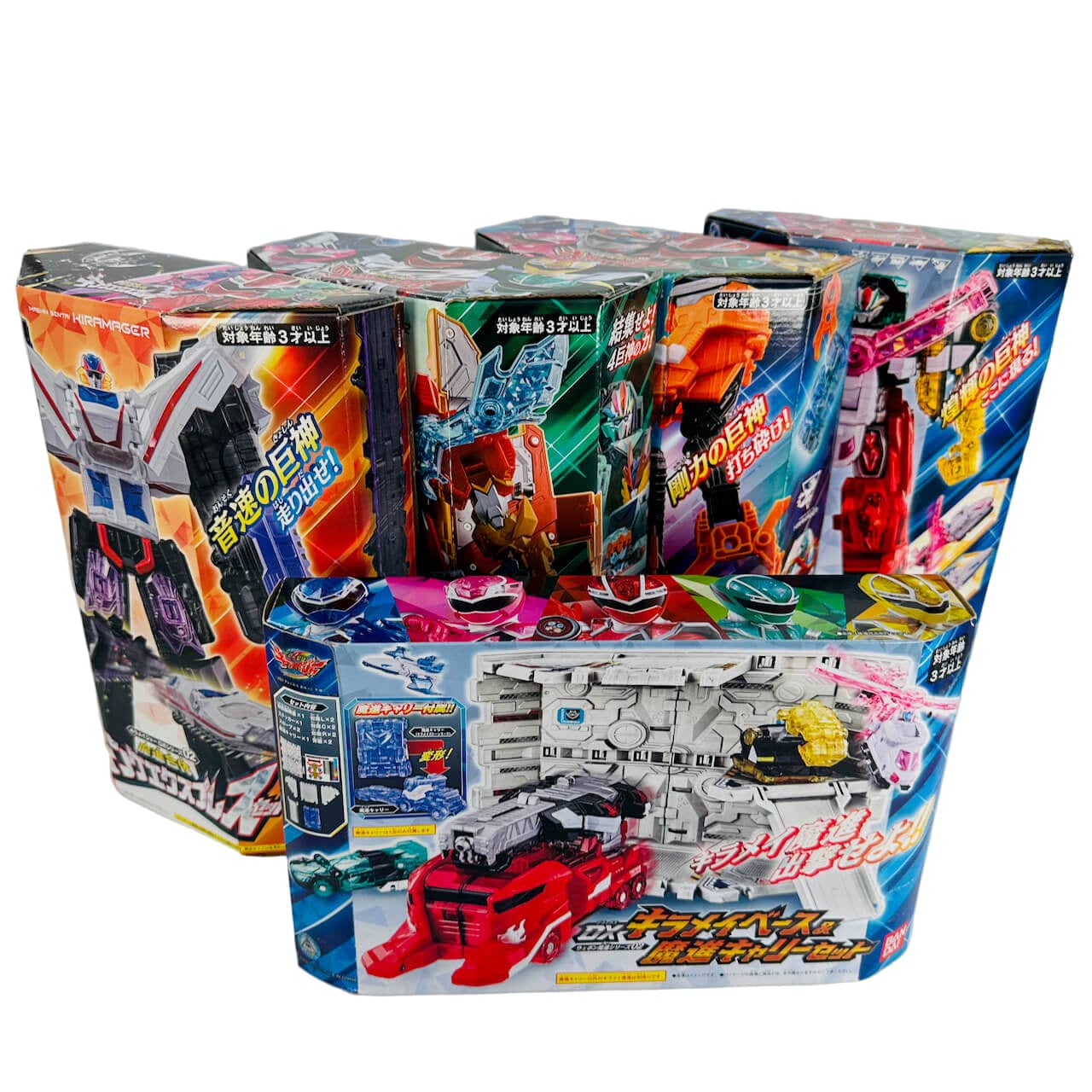 Bandai megazord [BOXED] Kiramager: Mashin Gattai DX Megazord Collection Set