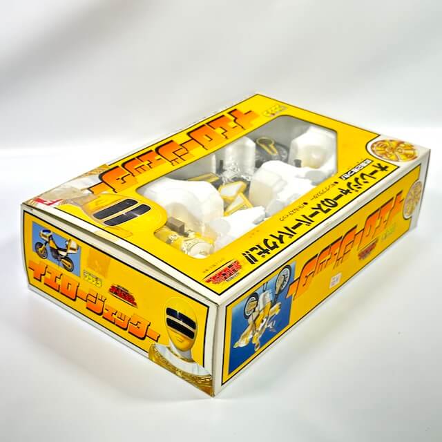 [BOXED] Ohranger: Pla-Dela Yellow Jetter Motor Cycle (with 5" Tall Action Figure) | CSTOYS INTERNATIONAL