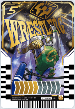 [BOXED & SEALED] Kamen Rider Gatchard: Ride Chemy Trading Card: Wrestler G (RT1-074P) | CSTOYS INTERNATIONAL