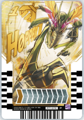 [BOXED & SEALED] Kamen Rider Gatchard: Ride Chemy Trading Card: Hopper 1  (RT1-072P) | CSTOYS INTERNATIONAL