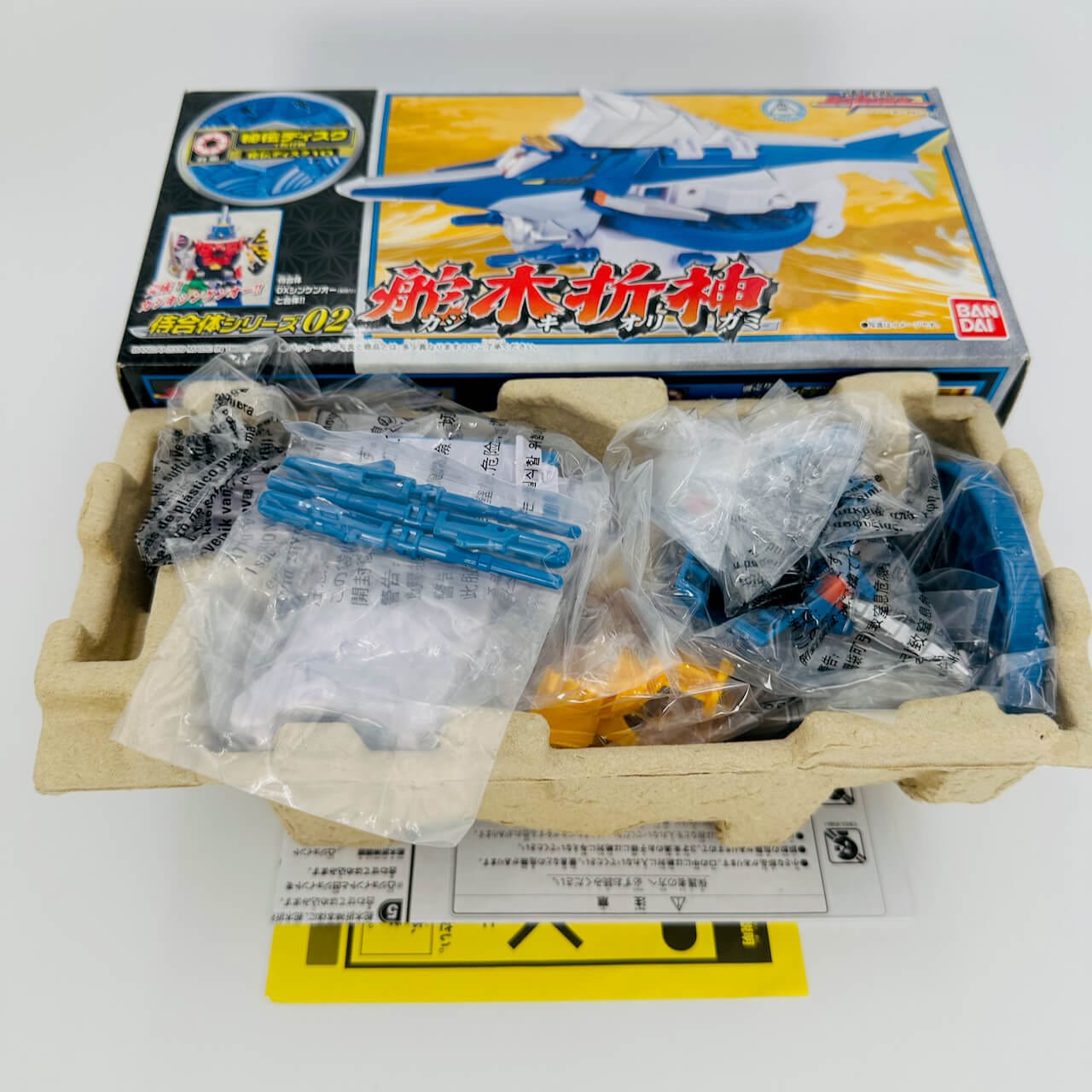 Bandai Toy Robot [BOXED] Shinkenger: DX Kajiki Origami (Three Missile Parts Included)