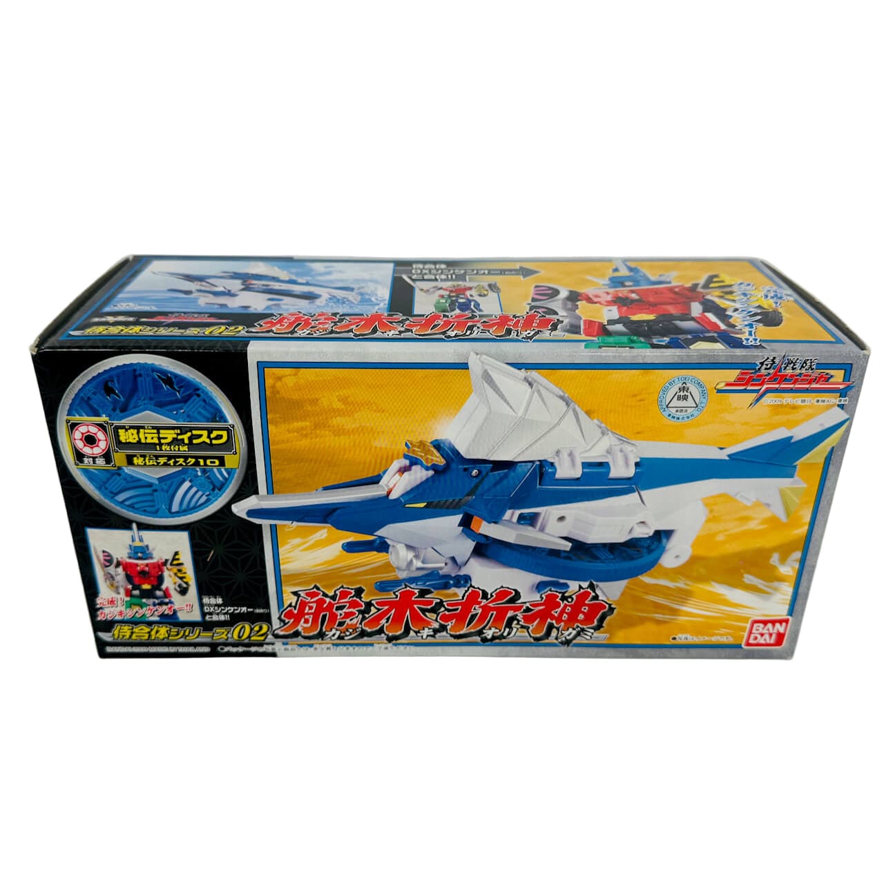 Bandai Toy Robot [BOXED] Shinkenger: DX Kajiki Origami (Three Missile Parts Included)