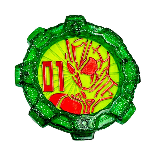 Bandai collectable medal [BOXED] Zenkaiger: Rider Gear #01 Kamen Rider Zero One -Televikun Exclusive-