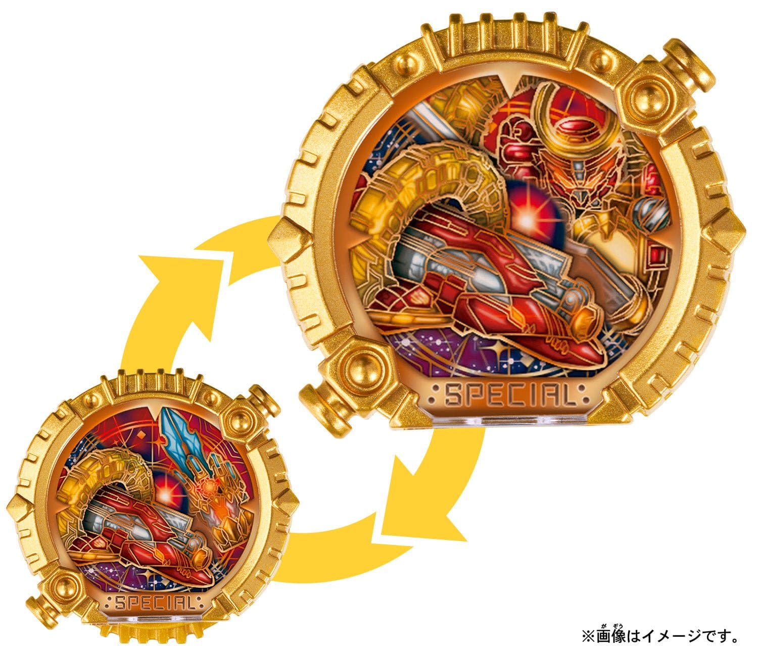 Bandai action fegure Gozyuger: DX Orca Booster 5050 + Promotional Item (Sentai Ring Akatsuki Ver.)
