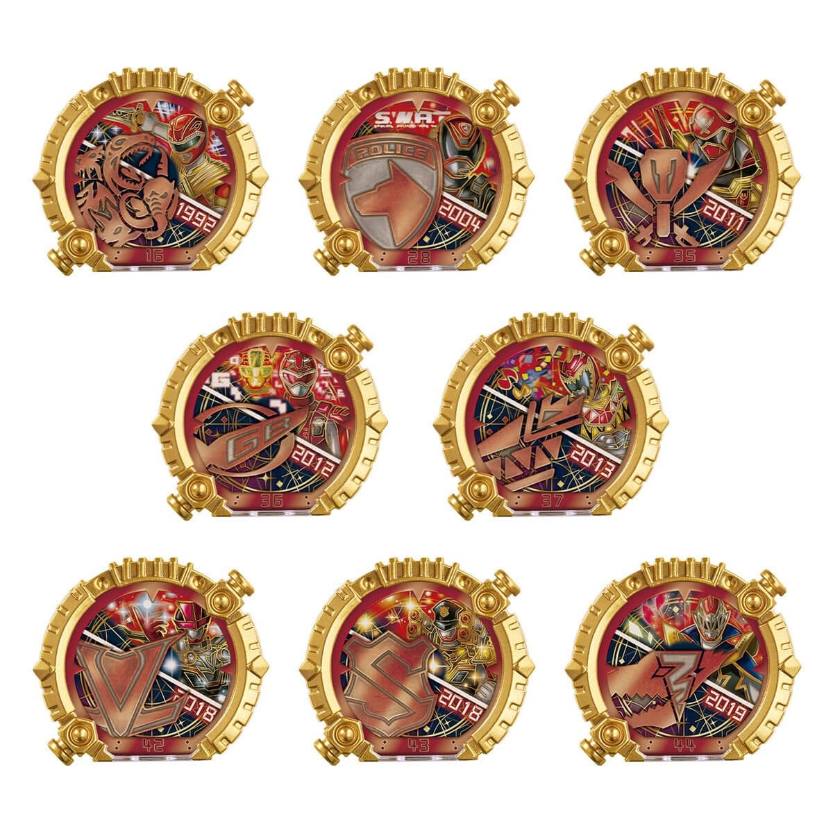 Bandai action fegure Gozyuger: DX Sentai Ring Power-Up Random Booster BOX 01