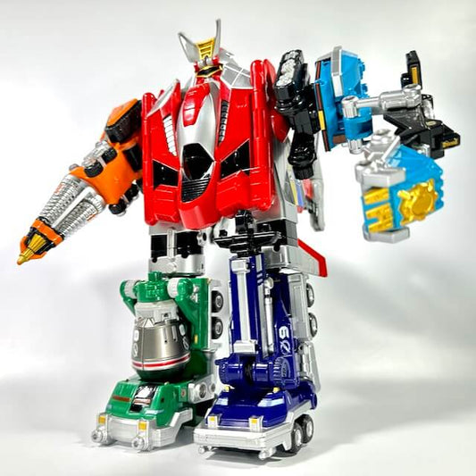 [LOOSE] Boukenger: DX Daitanken (Gogo Jet, Gogo Drill, Gogo Mixer, Gogo Crane Set) | CSTOYS INTERNATIONAL