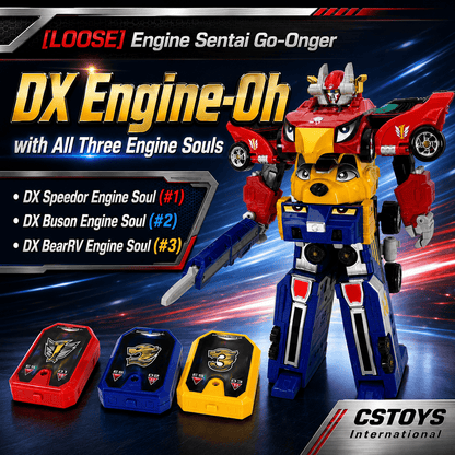 Bandai megazord [LOOSE] Engine Sentai Go-Onger: DX Engine-Oh (Includes Three Engine Souls)
