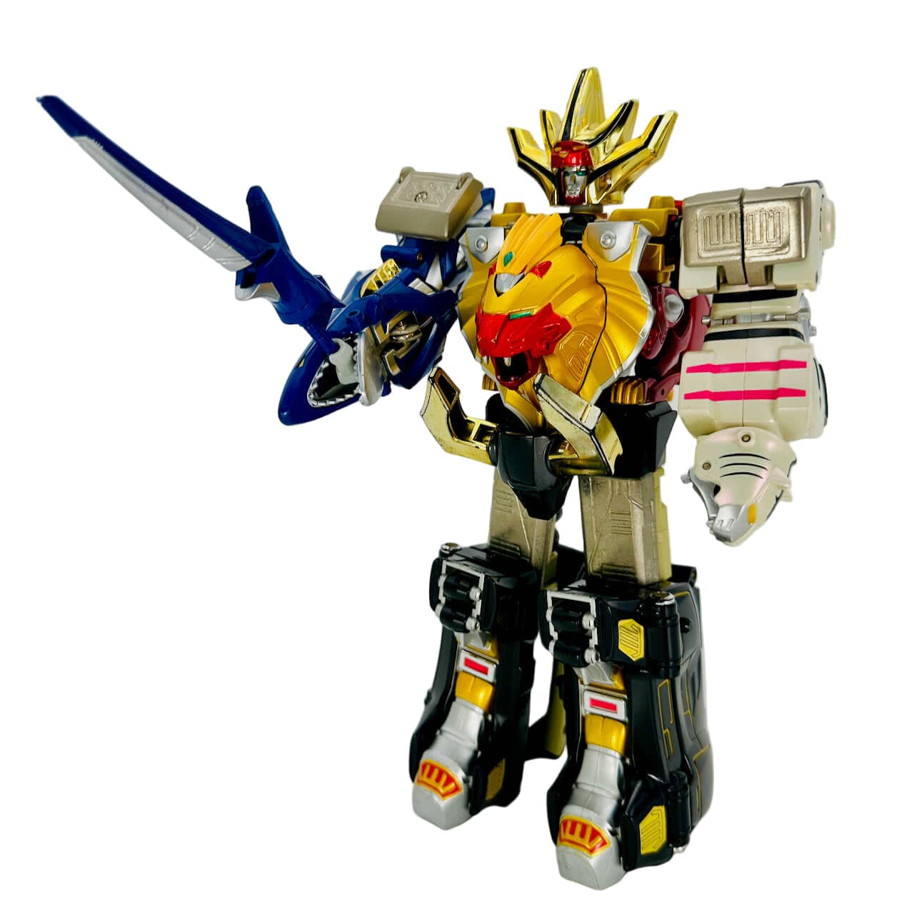 Bandai megazord [LOOSE] Gaoranger: DX GaoKing (Rare, Shows Wear & Aging)