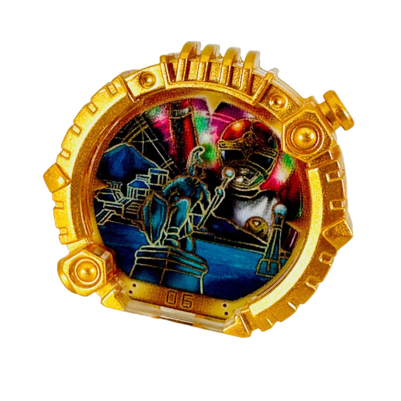 Bandai action fegure [LOOSE] Gozyuger: Capsule Toy Sentai Ring: Goggle Five