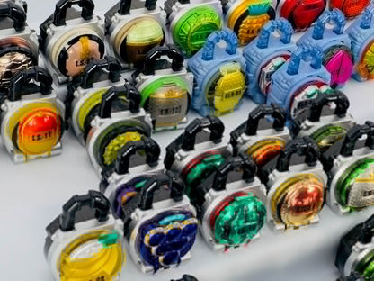 Bandai action figure [LOOSE] Kamen Rider Gaim: 42 GP & SG Random Lockseed Set (Including Metallic Ver.)