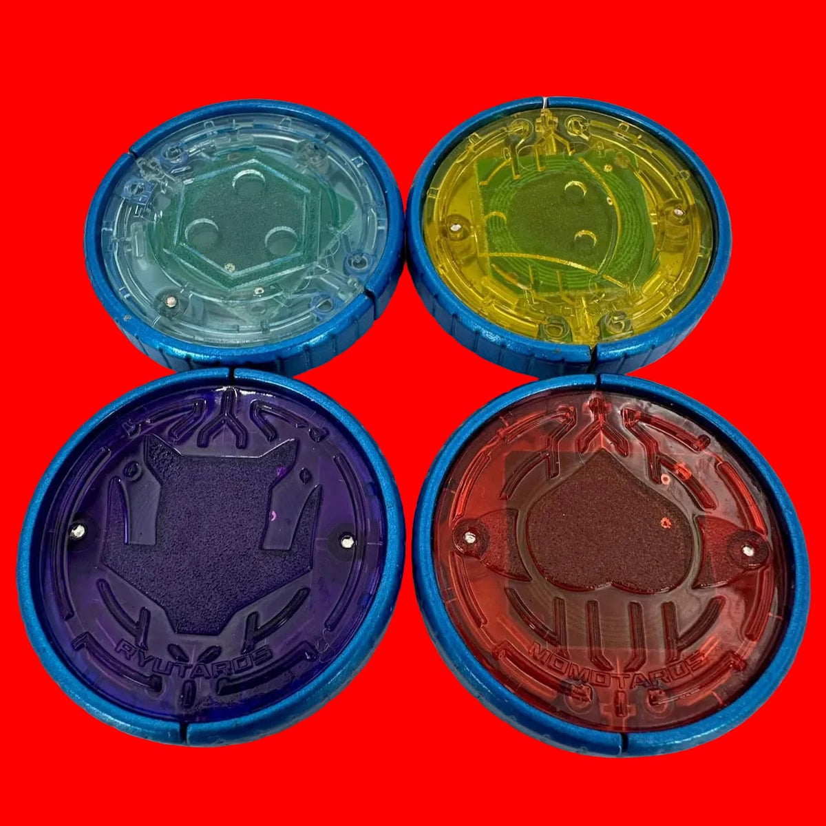 Bandai toy belt [LOOSE] Kamen Rider OOO: Capsule Toy Rider Medal Assorted Set – 48 Medals Including 4 Den-O Imagin Medals