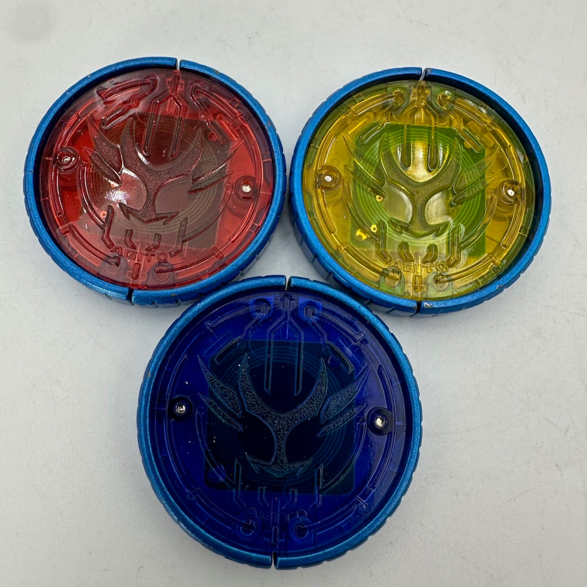 Bandai toy belt [LOOSE] Kamen Rider OOO: Capsule Toy Rider Medal Assorted Set – 48 Medals Including 4 Den-O Imagin Medals