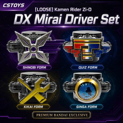 Bandai toy belt [LOOSE] Kamen Rider Zi-O: DX Mirai Driver Set