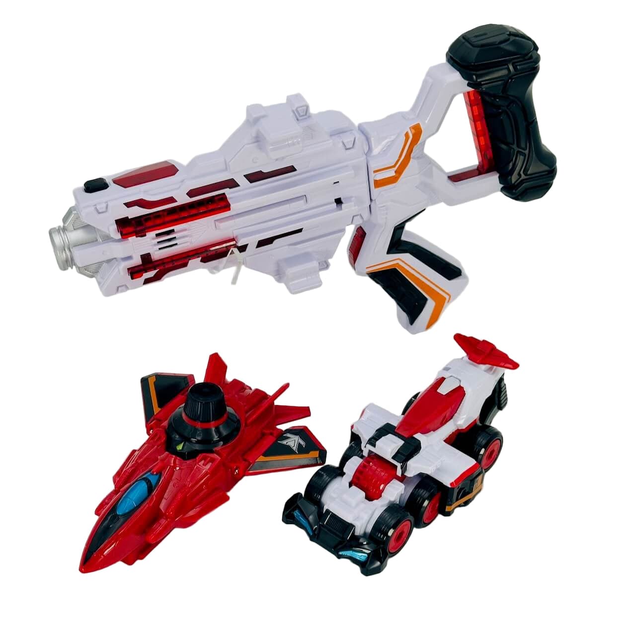 Bandai toy morpher [LOOSE] Lupinranger vs. Patranger: DX VS Changer -Lupin Red & Pattern Ichigo Set-