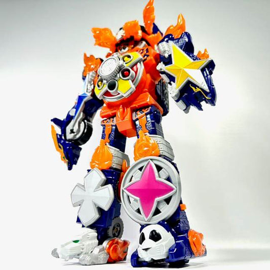 [LOOSE] Ninninger: Shuriken Gattai DX Gekiatsu Dai-Oh (Missing White & Blue Ranger Missiles) | CSTOYS INTERNATIONAL