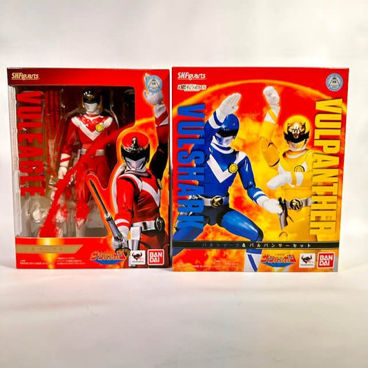 S.H.Figuarts Sun Vulcan Set of Three (Including VulEagle, VulShark & VulPanther) | CSTOYS INTERNATIONAL