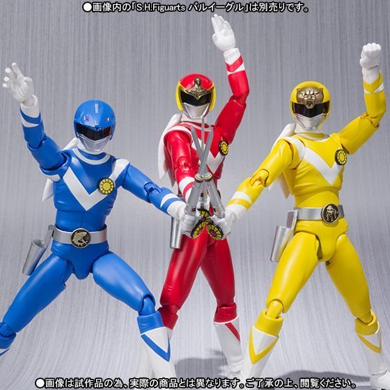 S.H.Figuarts Sun Vulcan Set of Three (Including VulEagle, VulShark & VulPanther) | CSTOYS INTERNATIONAL