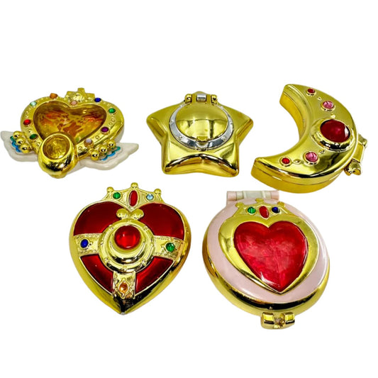Bandai Toy Compact Mirror [SEALED] Capsule Toy Sailor Moon Henshin Compact Mirror 2 Complete Set
