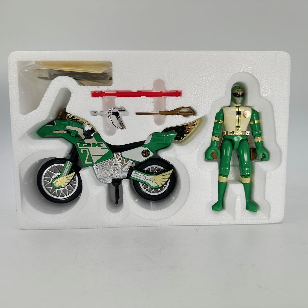 CSTOYS International action figure [BOXED] Gosei Sentai Dairanger: Green Kiber 2 & ShishiRanger Figure Set