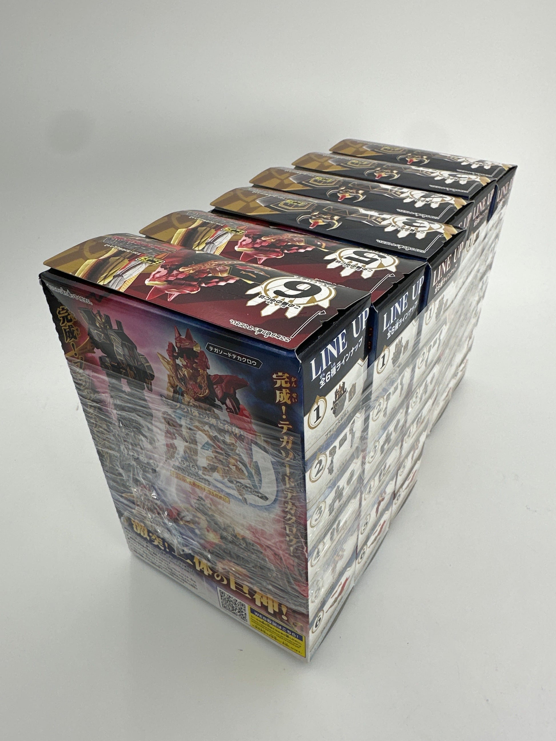 CSTOYS International plastic scale model [BOXED] Gozyuger: Minipla Black Daizyuzin & Wolf Decaliber 50 Complete Set (6 Box Set)