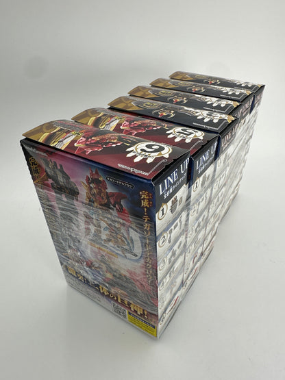 CSTOYS International plastic scale model [BOXED] Gozyuger: Minipla Black Daizyuzin & Wolf Decaliber 50 Complete Set (6 Box Set)