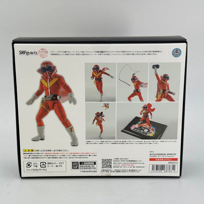 CSTOYS International action figure [BOXED] Himitsu Sentai Gorenger: S.H.Figuarts (Shinkocchou Seihou) Akarenger – Super Sentai 50th Anniversary Ver. (First Press Limited Display Stand Included)