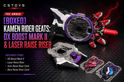CSTOYS International toy belt [BOXED] Kamen Rider Geats: DX Boost Mark II & Laser Raise Riser