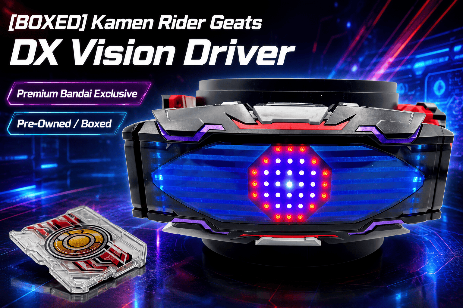 CSTOYS International Toy Belt [BOXED] Kamen Rider Geats: DX Vision Driver