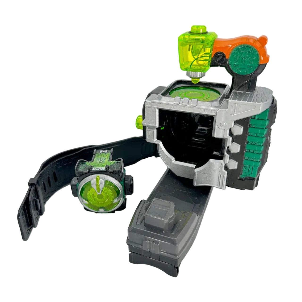 CSTOYS International toy brace [BOXED] Kamen Rider Ghost: Henshin Brace DX Megauloader & Necrom Ghost Eyecon