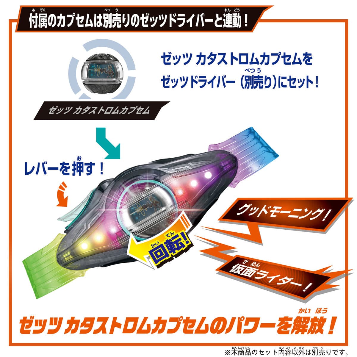 Kamen Rider Zeztz: DX Triple Zeztzer & Dualmare Capsem Set