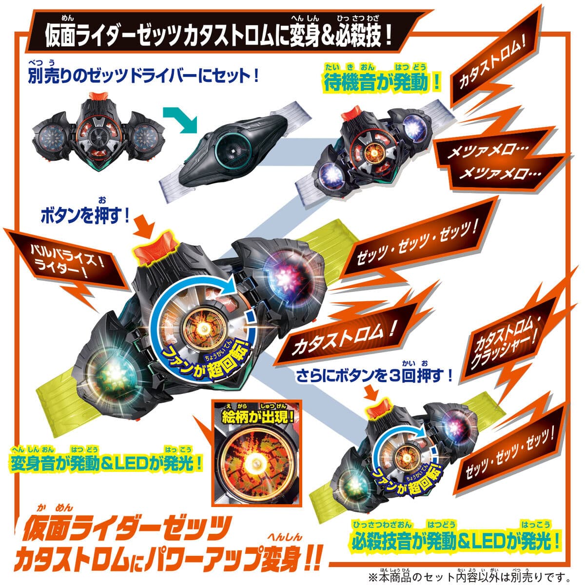 CSTOYS International Sound Toy Kamen Rider Zeztz: DX Triple Zeztzer & Dualmare Capsem Set