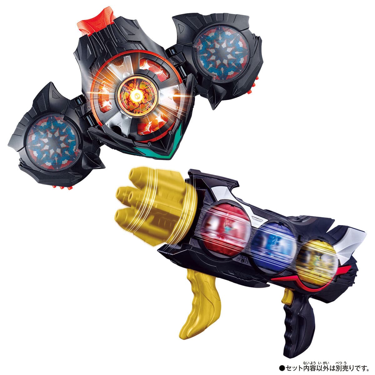 CSTOYS International Sound Toy Kamen Rider Zeztz: DX Triple Zeztzer & Dualmare Capsem Set