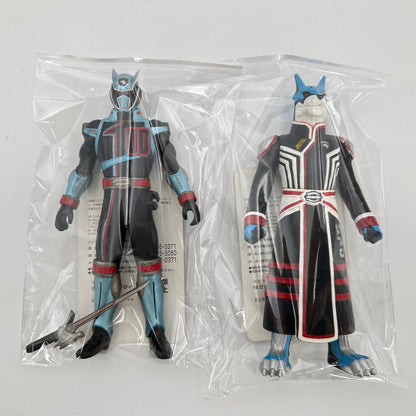 CSTOYS International toy gun [LOOSE] Dekaranger: Deka Master & Doggie Kruger Soft Vinyl Figure Set with Weapons & Cards