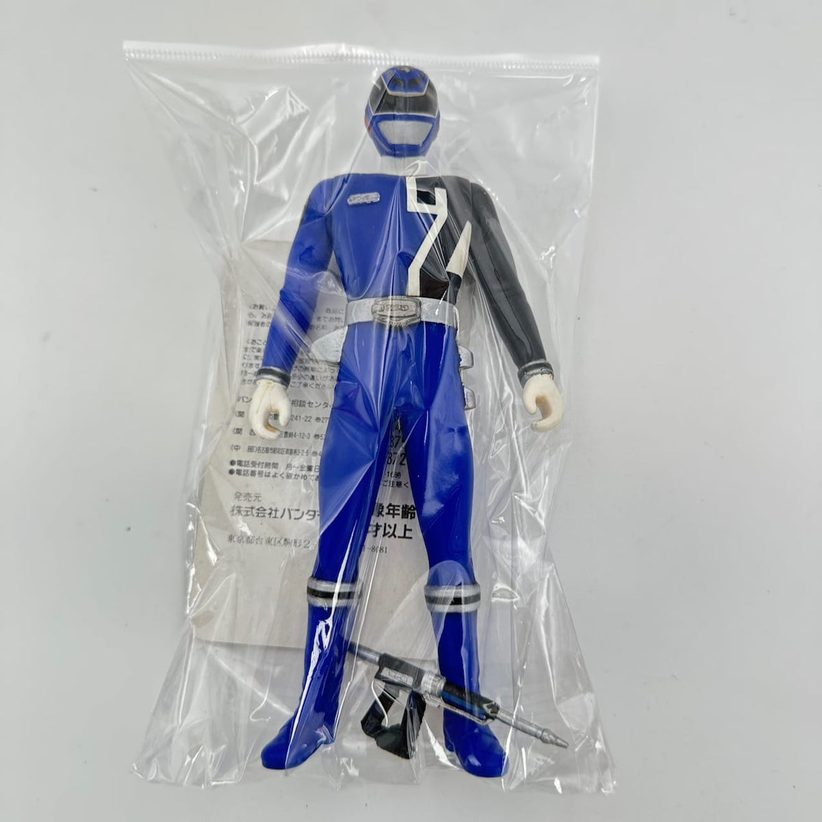 CSTOYS International toy gun [LOOSE] Dekaranger: Deka Red, Blue, Green, Yellow & Pink Soft Vinyl Figure Set with Weapons & Cards