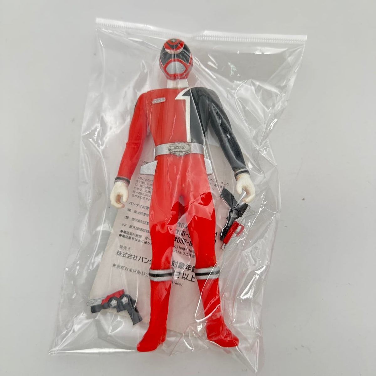 CSTOYS International toy gun [LOOSE] Dekaranger: Deka Red, Blue, Green, Yellow & Pink Soft Vinyl Figure Set with Weapons & Cards