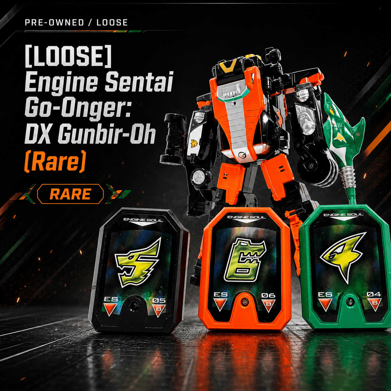 CSTOYS International Toy Robot [LOOSE] Engine Sentai Go-Onger: DX Gunbir-Oh (Rare)