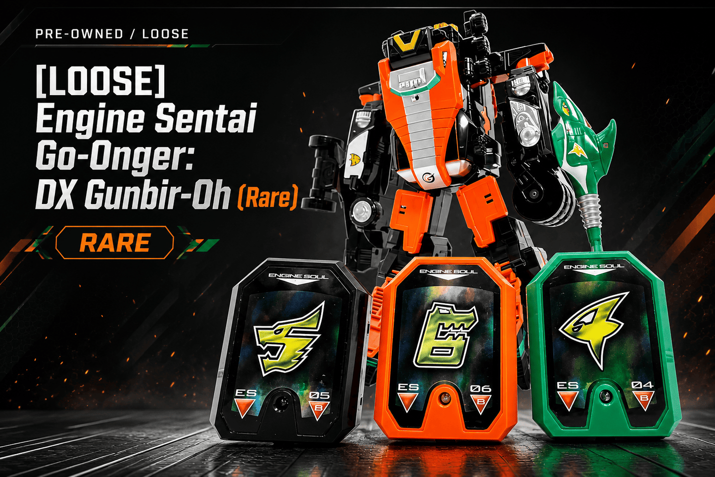 CSTOYS International Toy Robot [LOOSE] Engine Sentai Go-Onger: DX Gunbir-Oh (Rare)