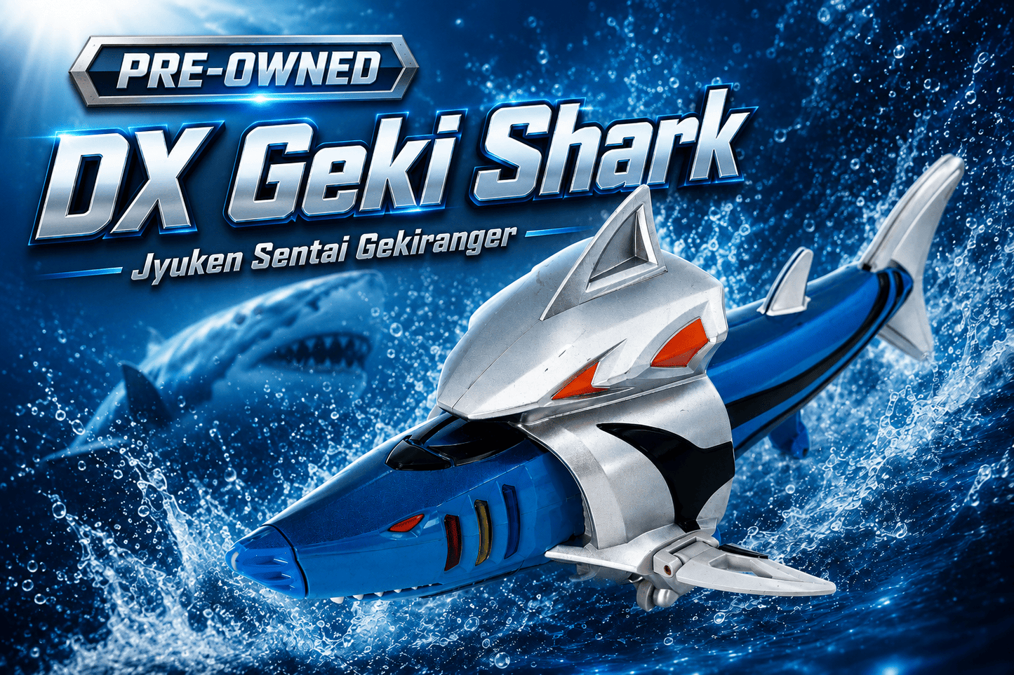 CSTOYS International megazord [LOOSE] Jyuken Sentai Gekiranger: DX Geki Shark
