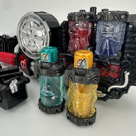 CSTOYS International toy belt [LOOSE] Kamen Rider Build: DX Build Driver & Holder Set with Lion-Soujiki Best Match Full Bottles