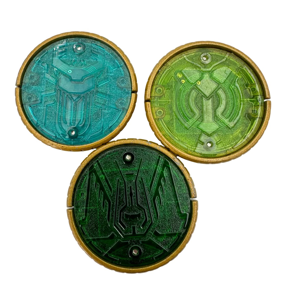 CSTOYS International OOO medal [LOOSE] Kamen Rider OOO: Capsule Toy Gatakiriba Combo Core Medal Set
