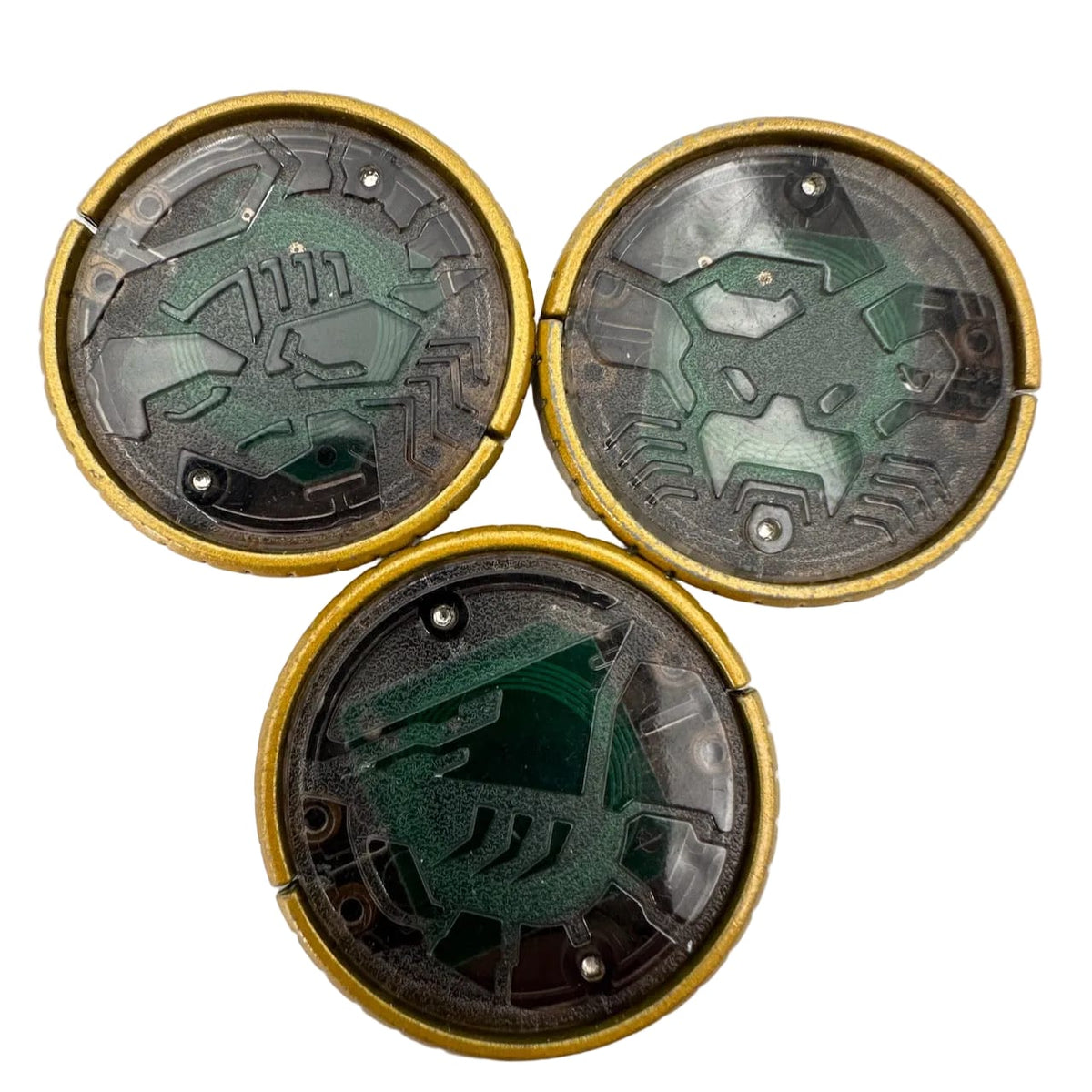 CSTOYS International OOO medal [LOOSE] Kamen Rider OOO: Capsule Toy Sasori, Ebi, Kani Combo Core Medal Set